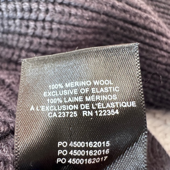 Aritzia Wilfred Charcoal Gray Wool Cropped Sweater Medium - Picture 4 of 9